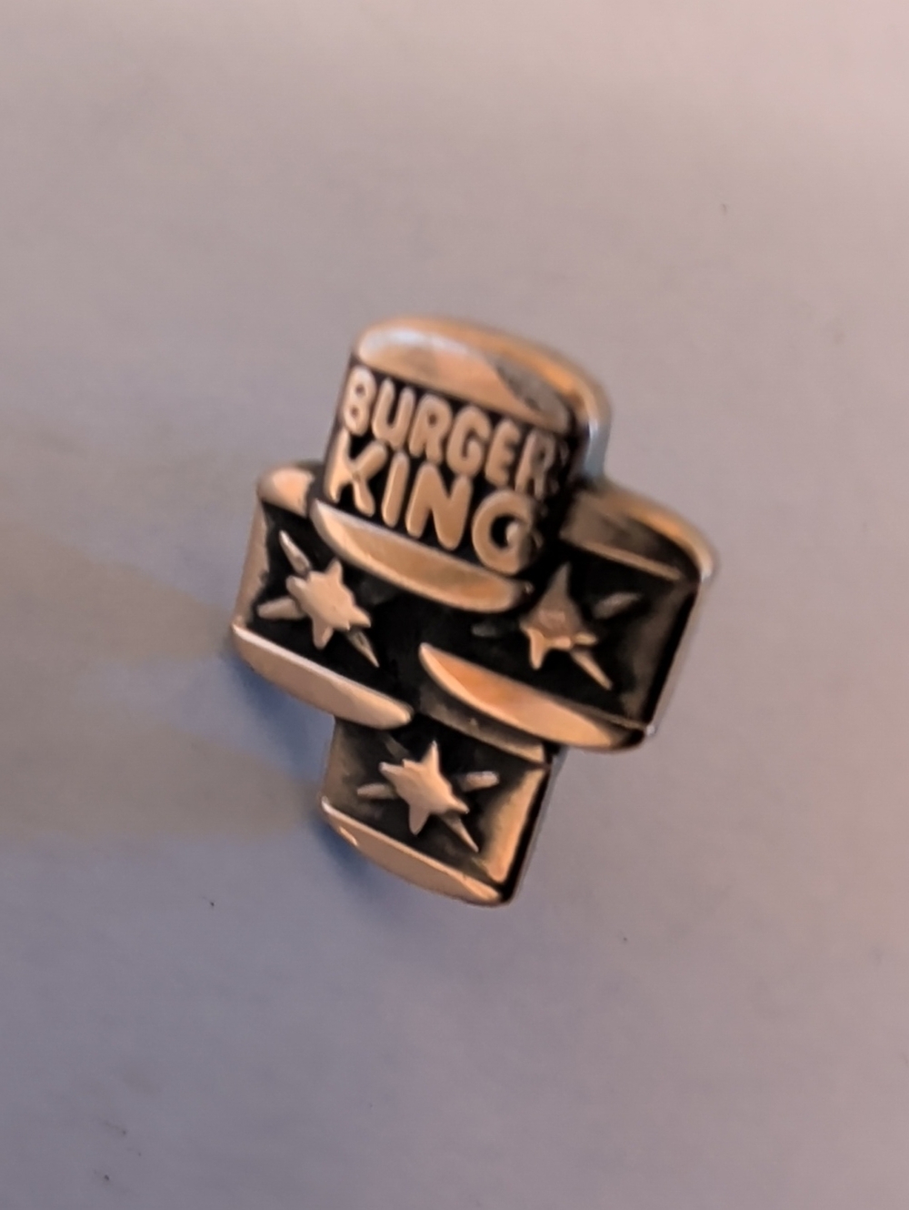 Burger King Gold Plated Lapel Pin